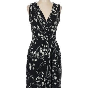 Kaileigh | Dresses | Hailey 23 Seanna Faux Wrap Knit Floral Black And White  Sleeveless Dress Xl | Poshmark